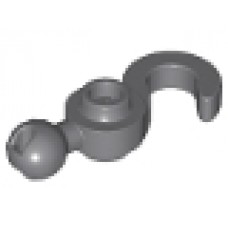 Part 30395 Dark Bluish Gray Hook with Towball Part 30395 Dark Bluish Gray Hook with Towball